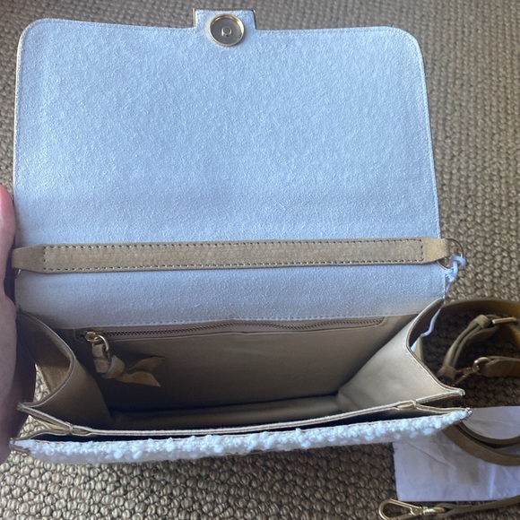 FRAME Le Signature Mini Bouclé Crossbody Bag NWT - Picture 8 of 15